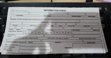 barangay census form|Philippines .